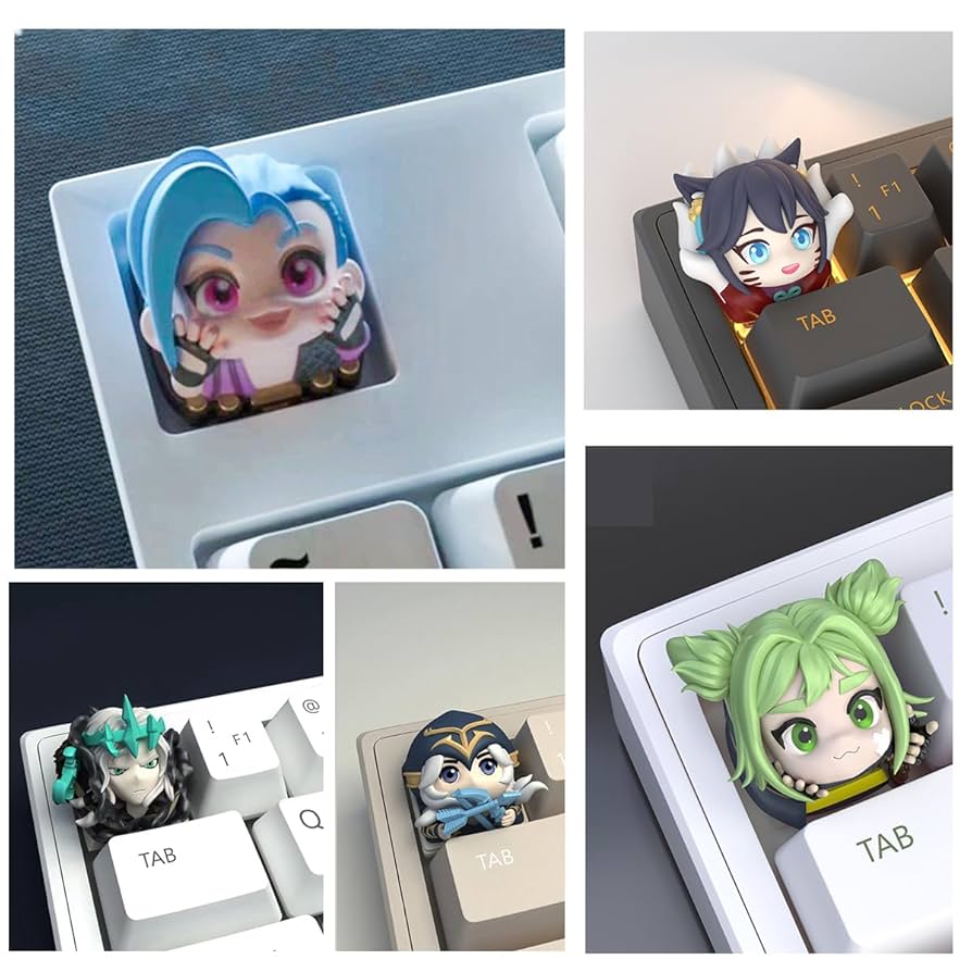Amazon.co.jp: リーグ・オブ・レジェンド キーキャップ ジンクス